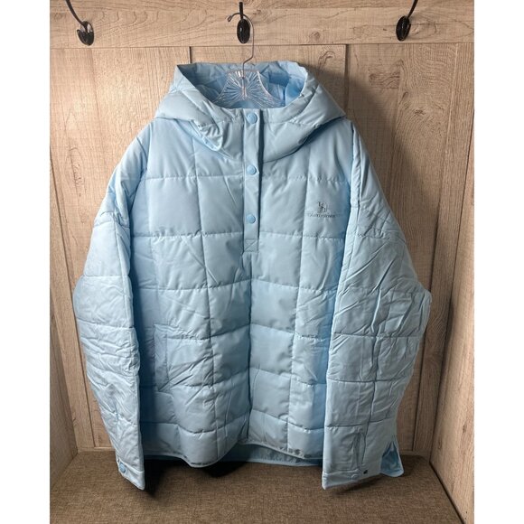 Camel Crown Jackets & Blazers - Camel Crown Blue Ski Jacket Womens 3XL Waterproof Windproof Insulated Hooded